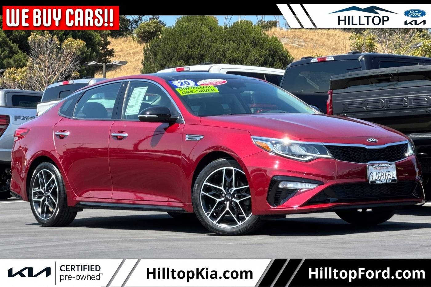 2020 Kia Optima SE — Sedan — 16,270 mi — Richmond, CA