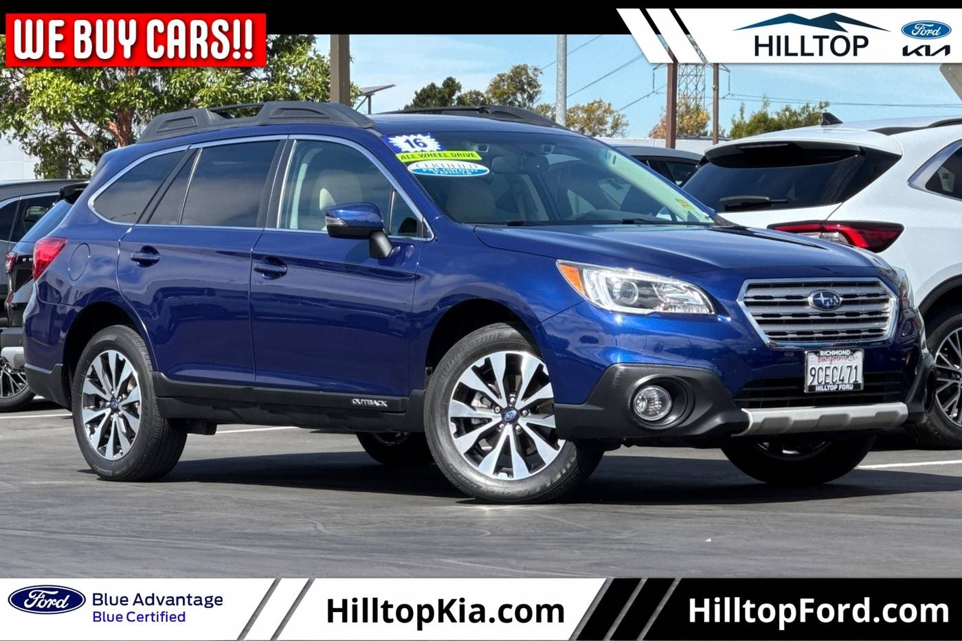 2016 Subaru Outback 2.5i Limited — SUV — 71,227 mi — Richmond, CA