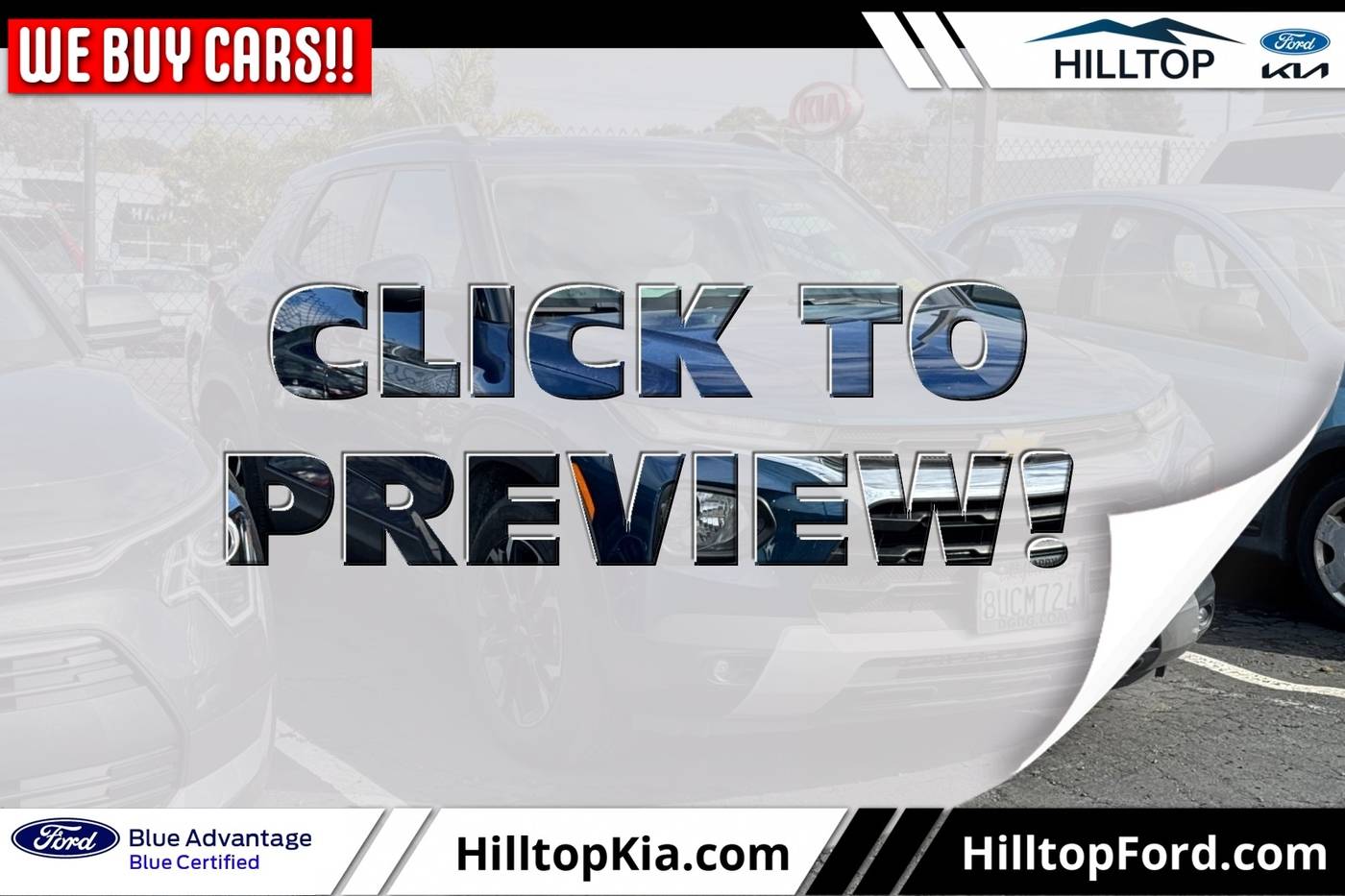 2021 Chevrolet Trailblazer LT — SUV — 20,166 mi — Richmond, CA