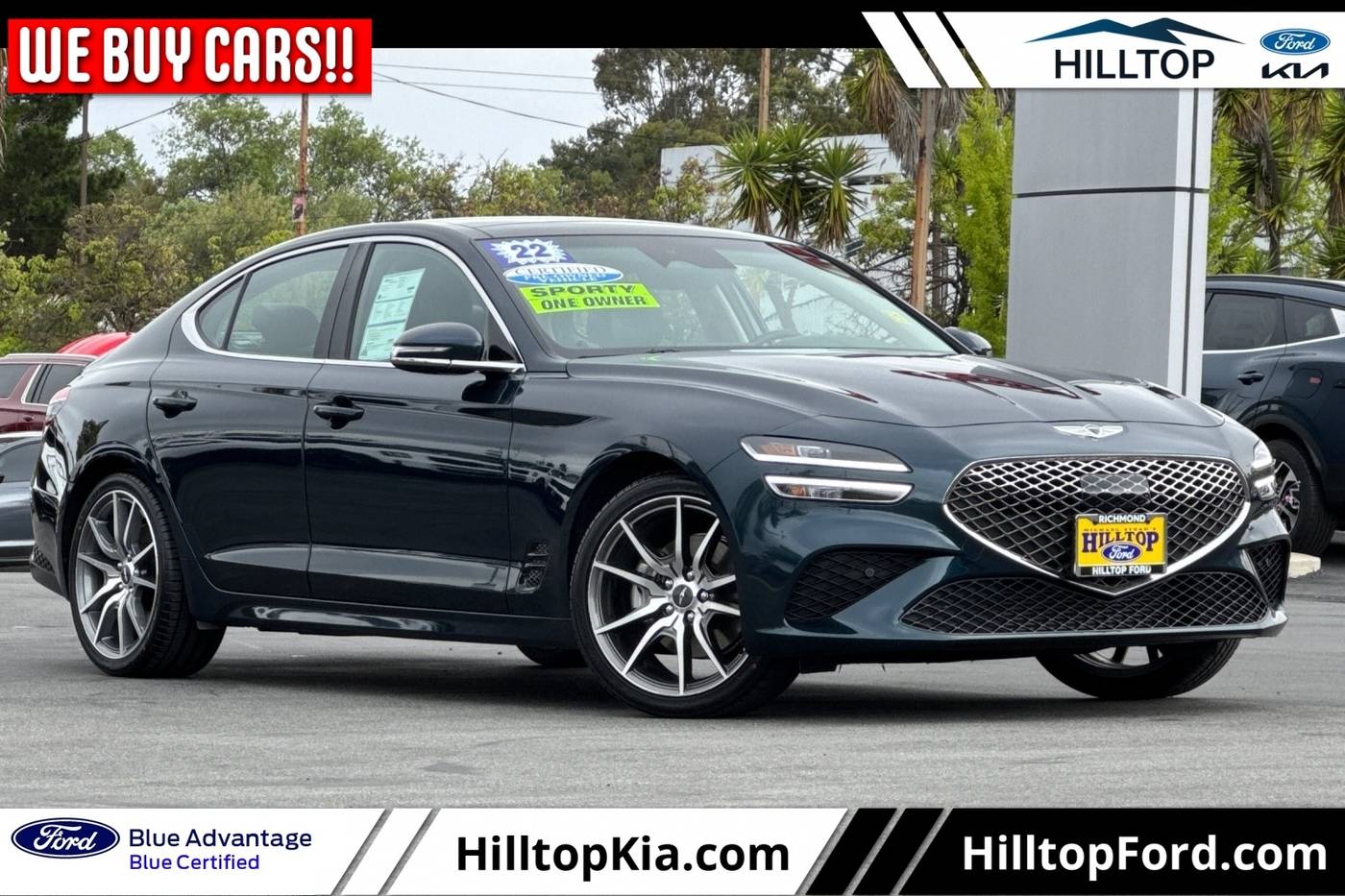 2022 Genesis G70 2.0T — Sedan — 40,555 mi — Richmond, CA