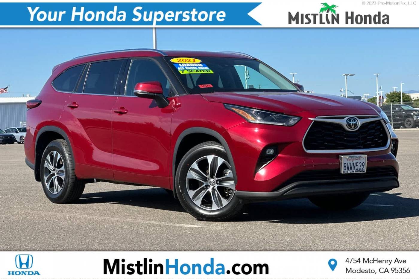 2021 Toyota Highlander XLE — SUV — 34,025 mi — Modesto, CA