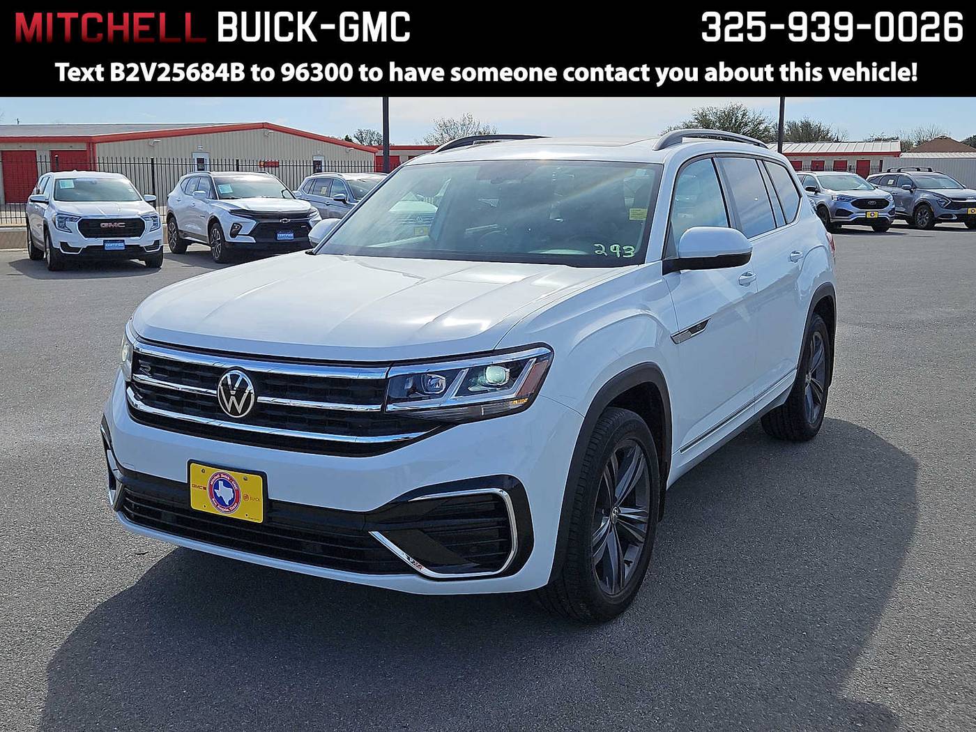 2021 Volkswagen Atlas SE with Technology R-Line — SUV — 45,028 mi — San Angelo, TX