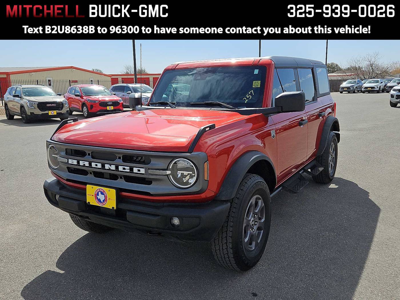 2023 Ford Bronco Big Bend — SUV — 25,601 mi — San Angelo, TX
