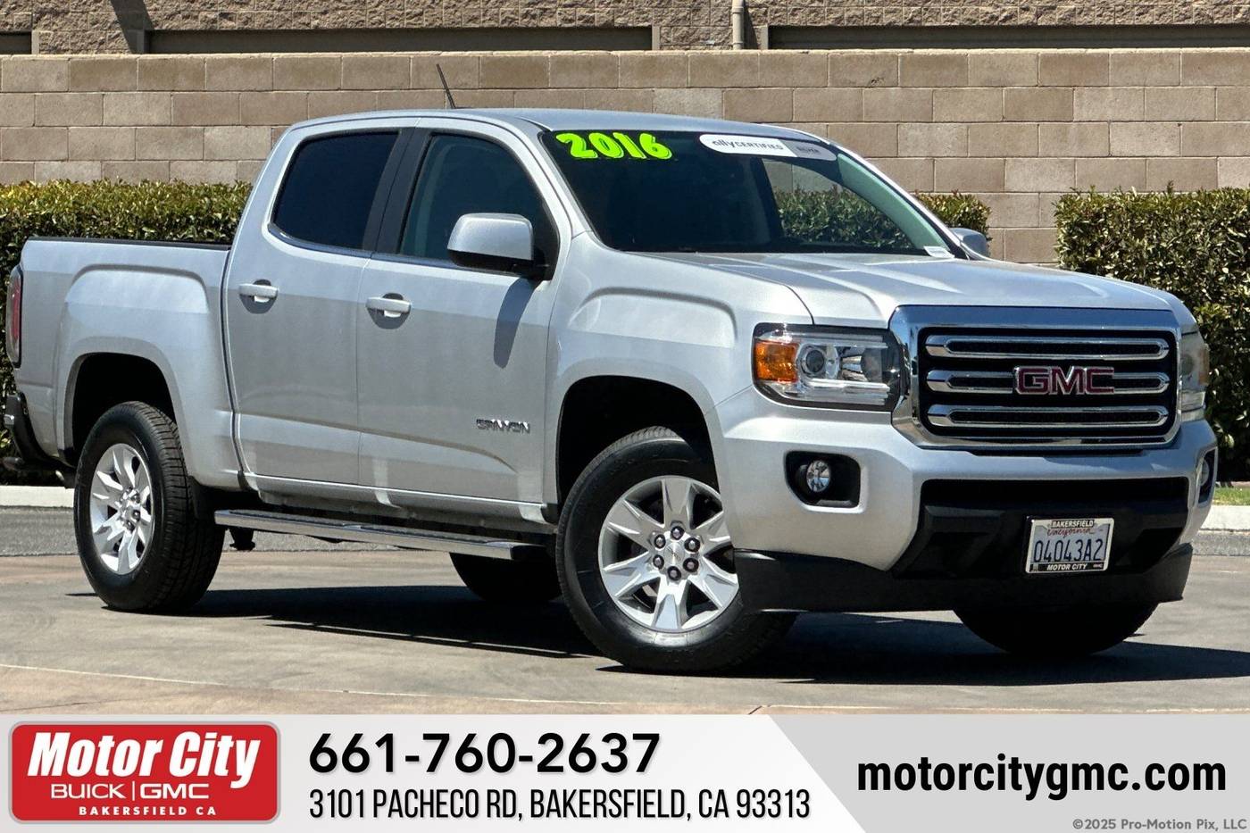2016 GMC Canyon SLE — Pickup Truck — 90,617 mi — Bakersfield, CA