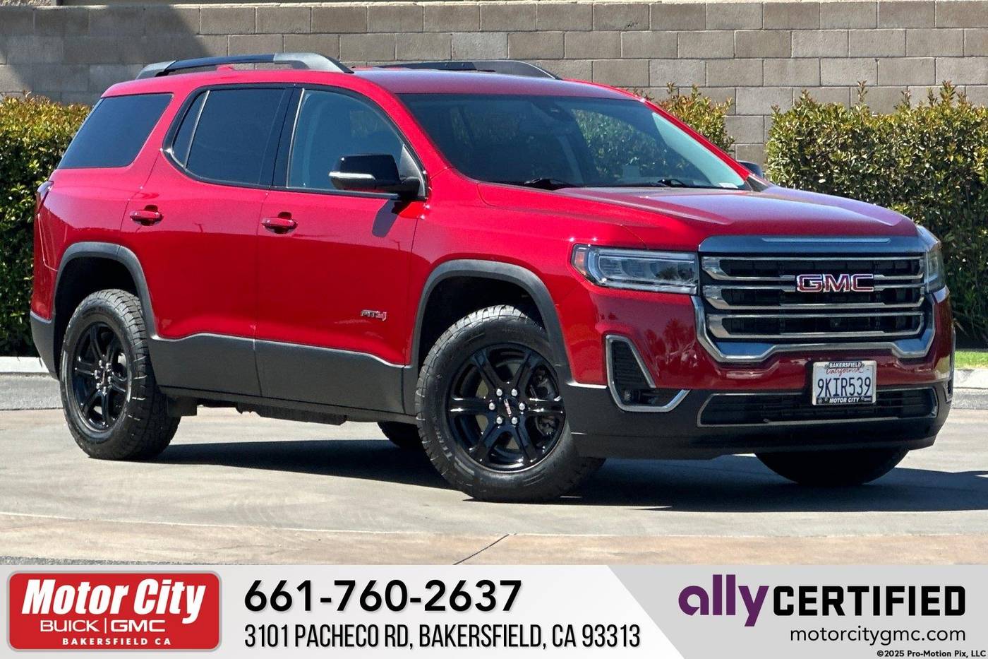 2023 GMC Acadia AT4 — SUV — 20,080 mi — Bakersfield, CA