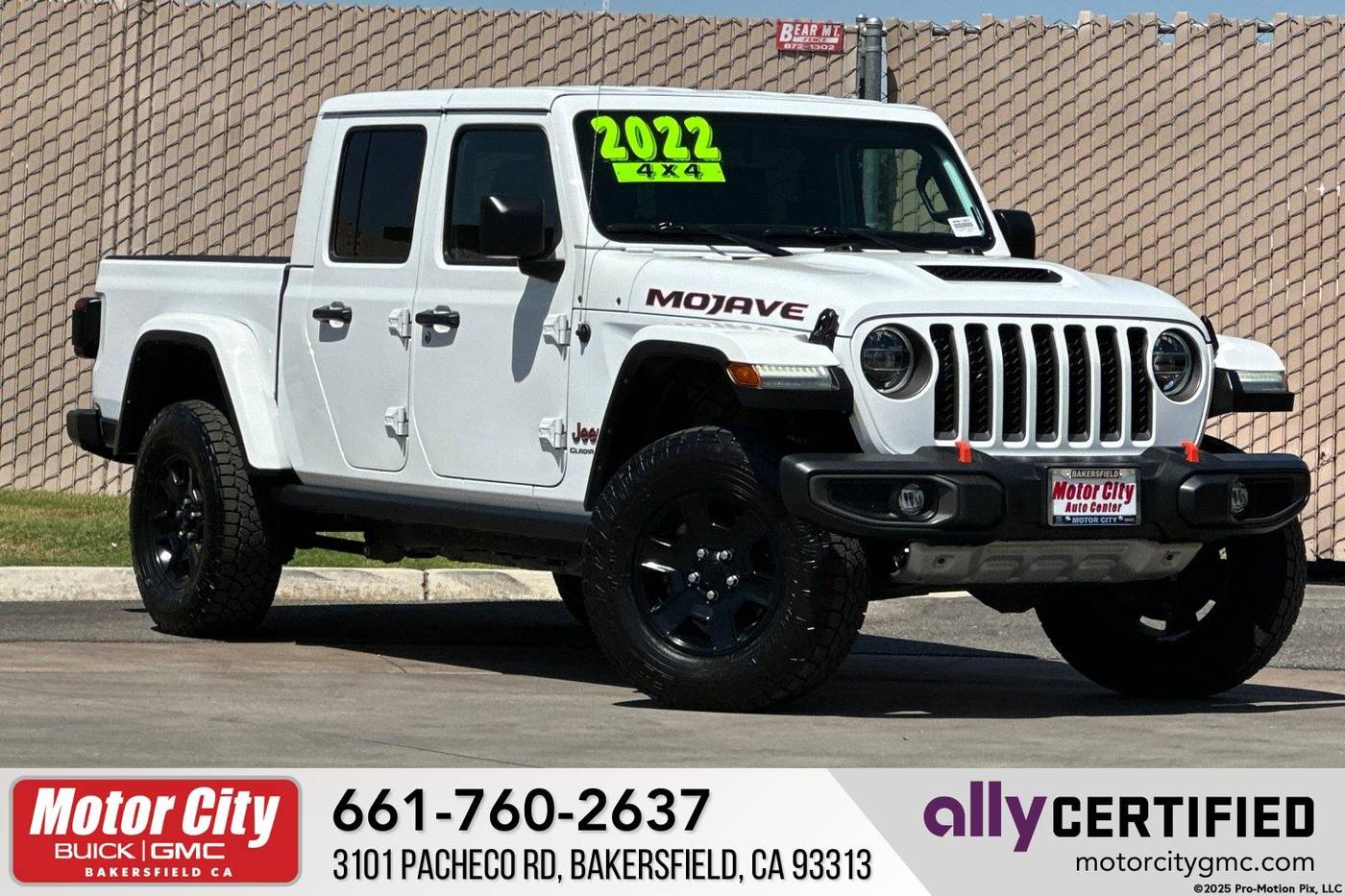 2022 Jeep Gladiator Mojave — Pickup Truck — 53,332 mi — Bakersfield, CA