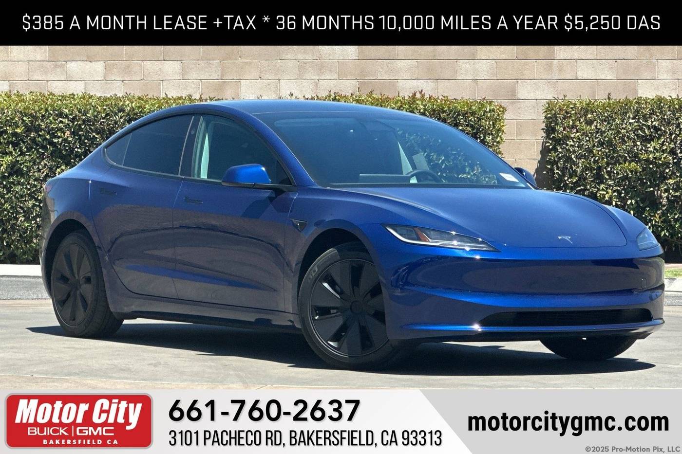 2025 Tesla Model 3 Long Range — Sedan — 7,054 mi — Bakersfield, CA