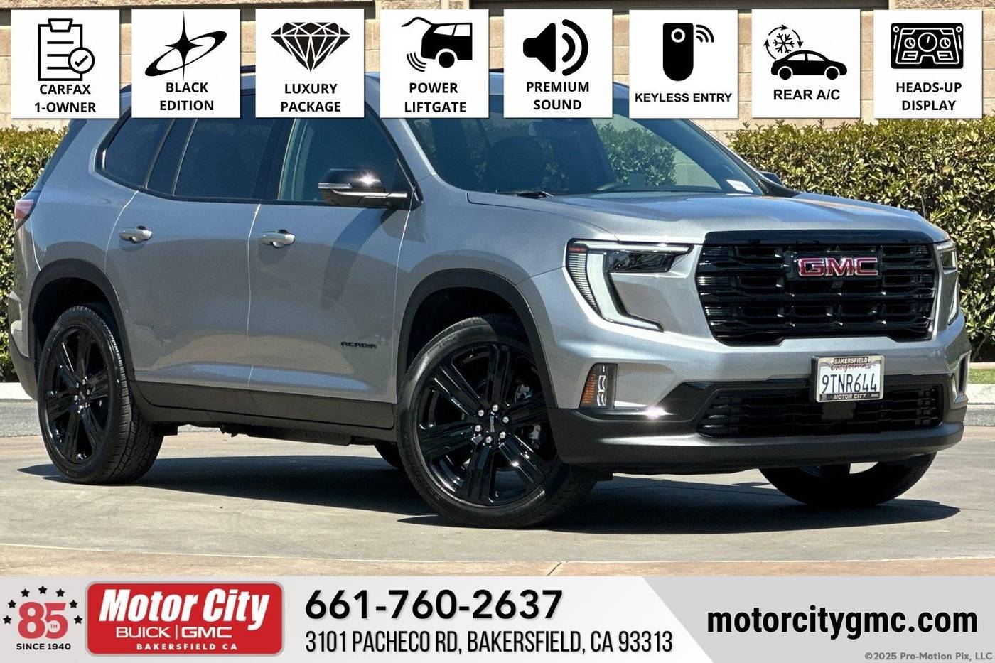 2025 GMC Acadia Elevation — SUV — 4,357 mi — Bakersfield, CA