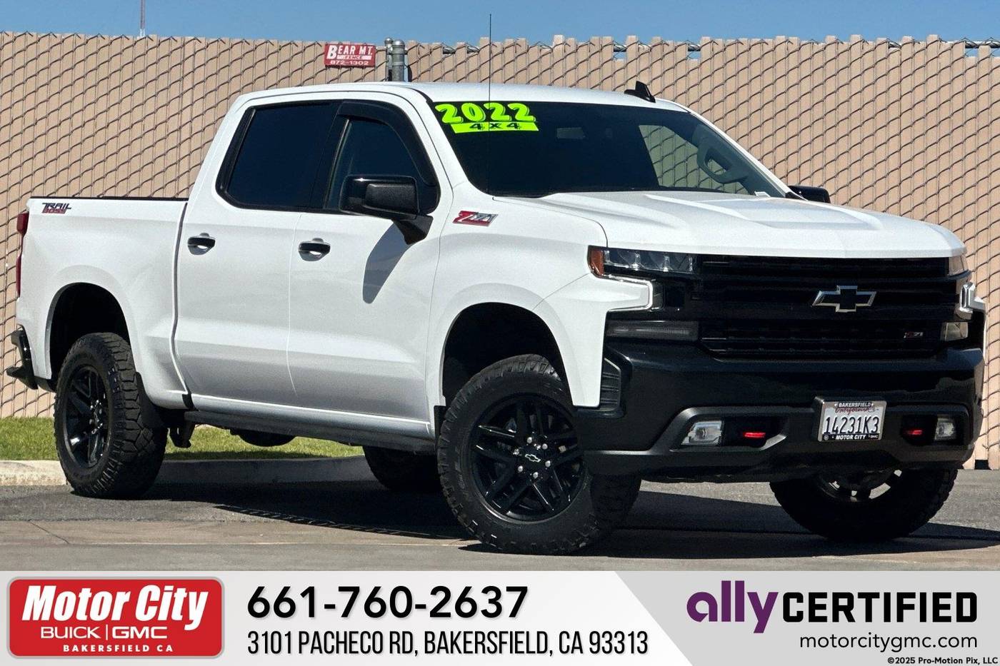 2022 Chevrolet Silverado 1500 LTD LT Trail Boss — Pickup Truck — 31,568 mi — Bakersfield, CA