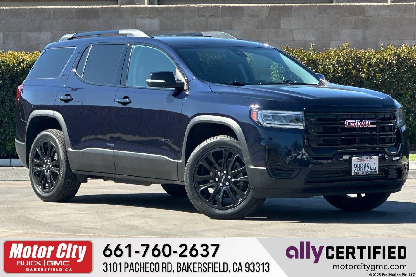 2022 GMC Acadia SLE — SUV — 34,928 mi — Bakersfield, CA