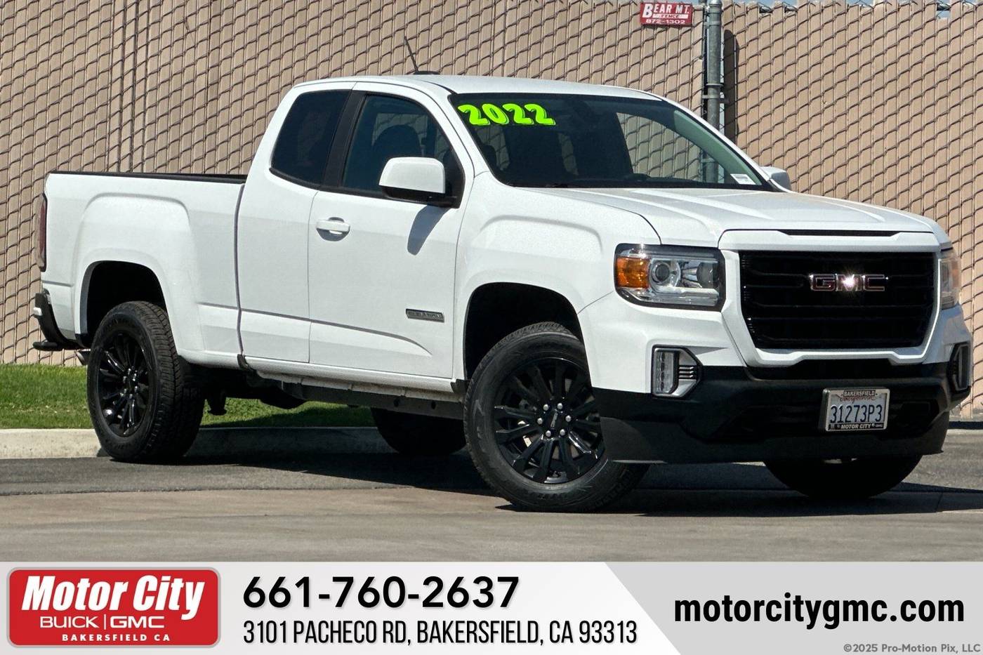 2022 GMC Canyon Elevation — Pickup Truck — 29,475 mi — Bakersfield, CA