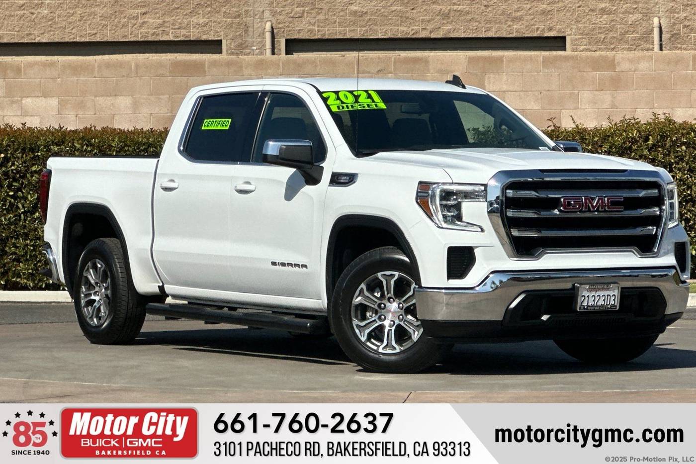 2021 GMC Sierra 1500 SLE — Pickup Truck — 78,372 mi — Bakersfield, CA