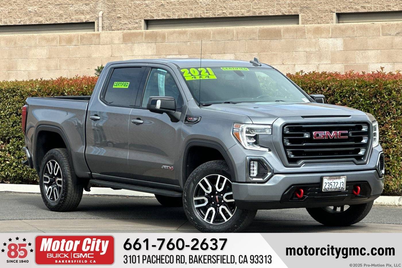 2021 GMC Sierra 1500 AT4 — Pickup Truck — 31,857 mi — Bakersfield, CA