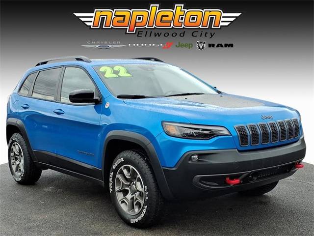 2022 Jeep Cherokee Trailhawk — SUV — 52,503 mi — Ellwood City, PA