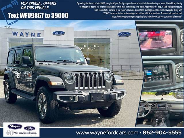 2020 Jeep Wrangler Sahara — SUV — 50,622 mi — Wayne, NJ