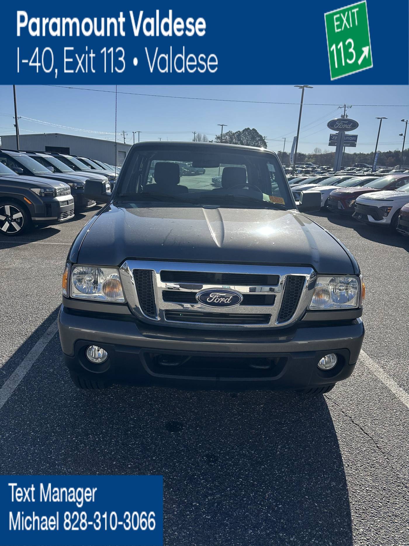 2011 Ford Ranger XLT — Pickup Truck — 84,449 mi — Valdese, NC