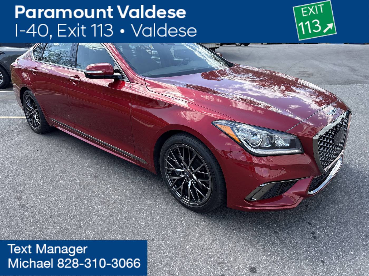 2019 Genesis G80 Standard — Sedan — 46,225 mi — Valdese, NC