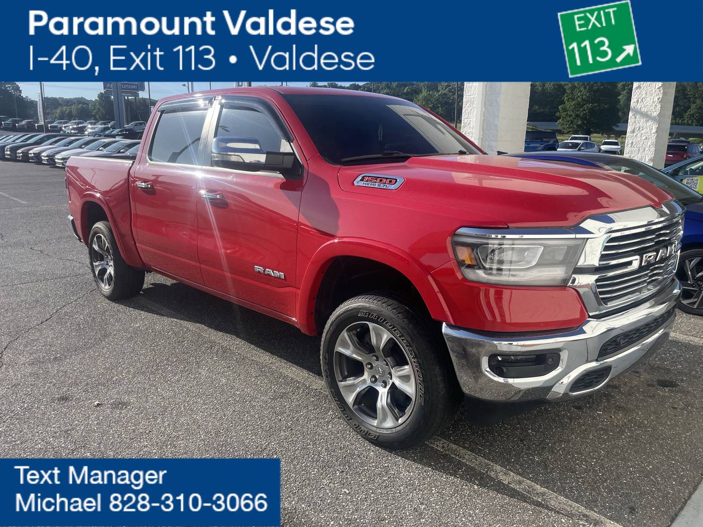 2020 Ram 1500 Laramie — Pickup Truck — 31,401 mi — Valdese, NC