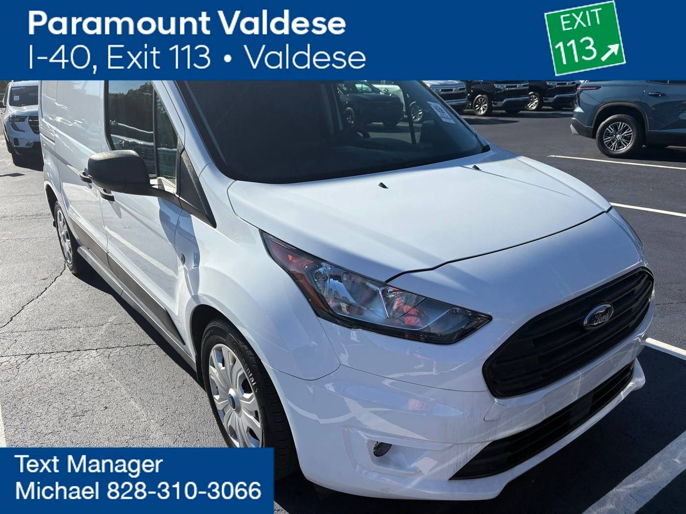 2023 Ford Transit Connect Van XLT — Cargo Van — 8,587 mi — Valdese, NC