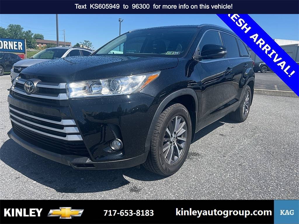 2019 Toyota Highlander XLE — SUV — 57,357 mi — Mount Joy, PA
