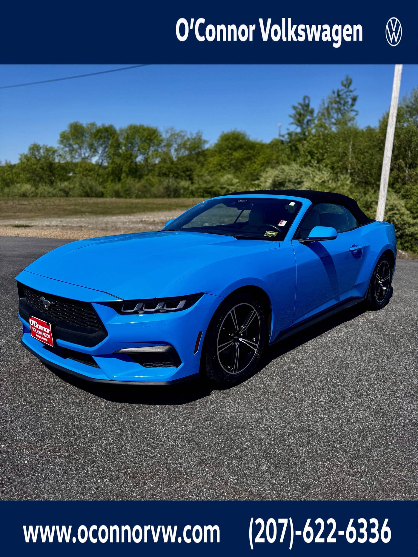 2024 Ford Mustang EcoBoost — Convertible — 28,748 mi — Augusta, ME