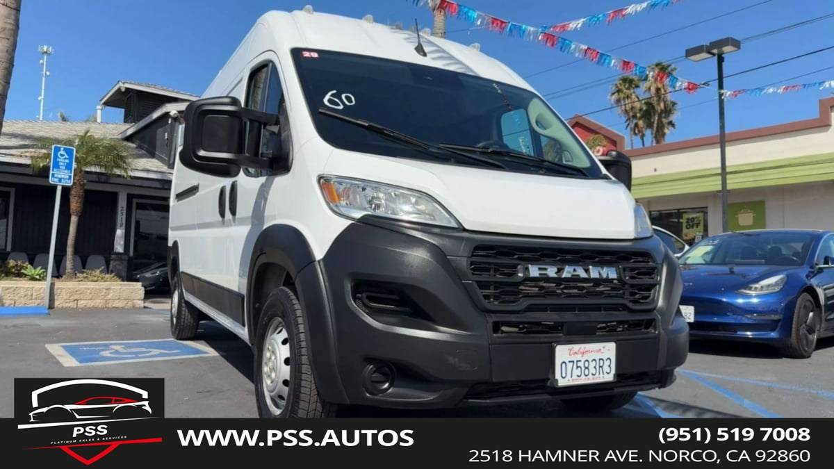 2023 Ram ProMaster Cargo Van 2500 — Cargo Van — 27,834 mi — Norco, CA