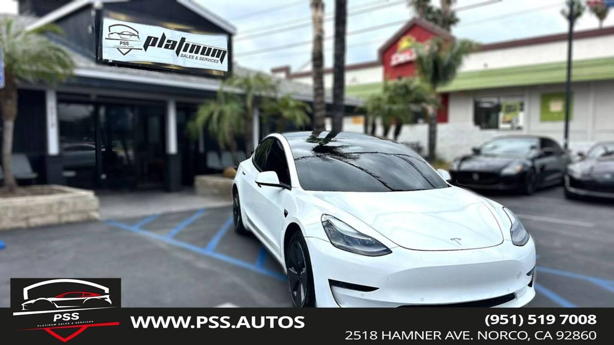 2021 Tesla Model 3 Standard Range Plus — Sedan — 45,381 mi — Norco, CA