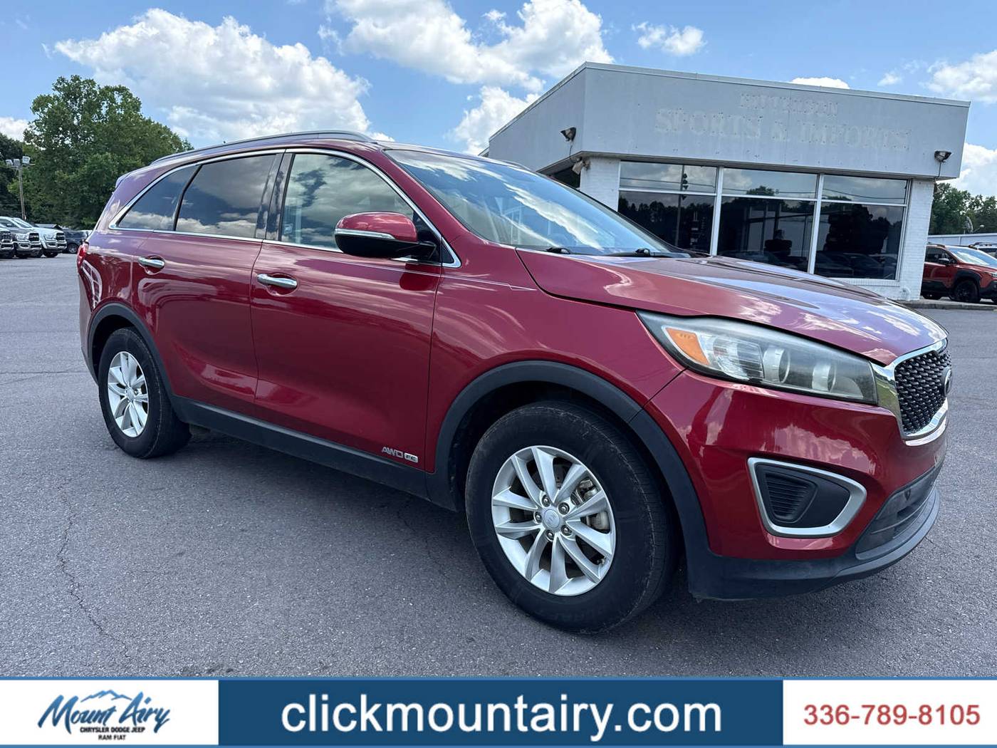 2016 Kia Sorento LX V6 — SUV — 115,972 mi — Mount Airy, NC