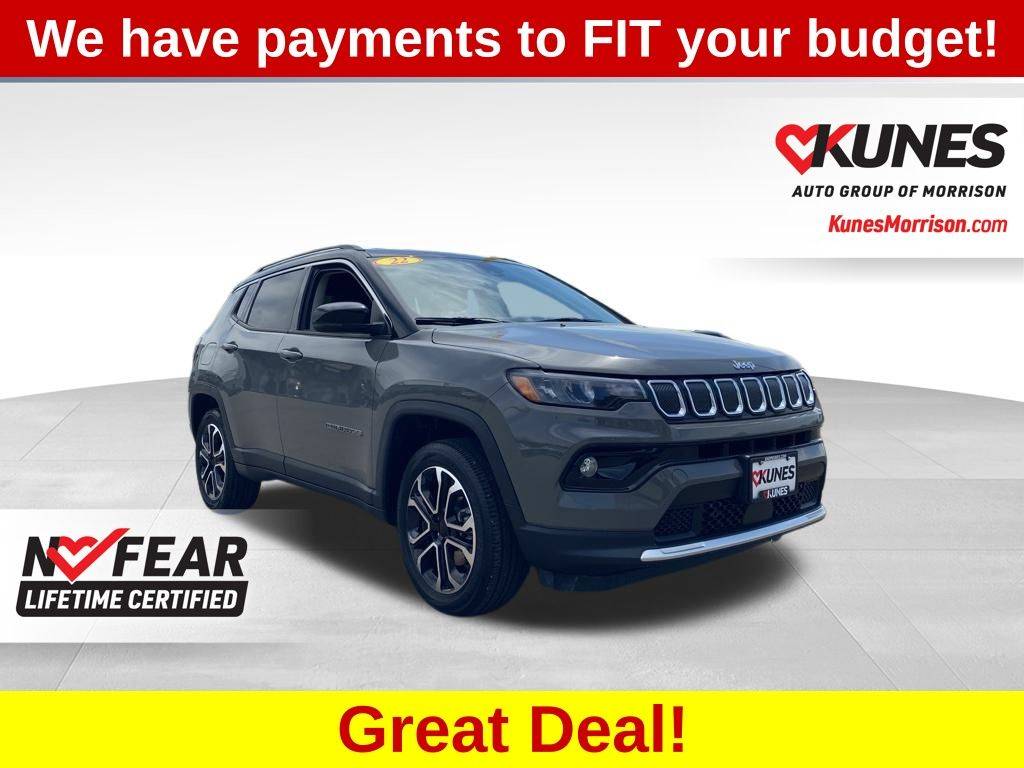 2022 Jeep Compass Limited — SUV — 16,616 mi — Morrison, IL