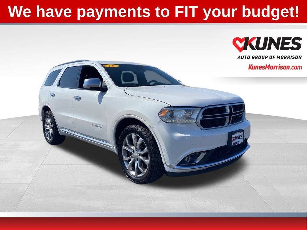 2018 Dodge Durango Citadel Anodized Platinum — SUV — 119,490 mi — Morrison, IL
