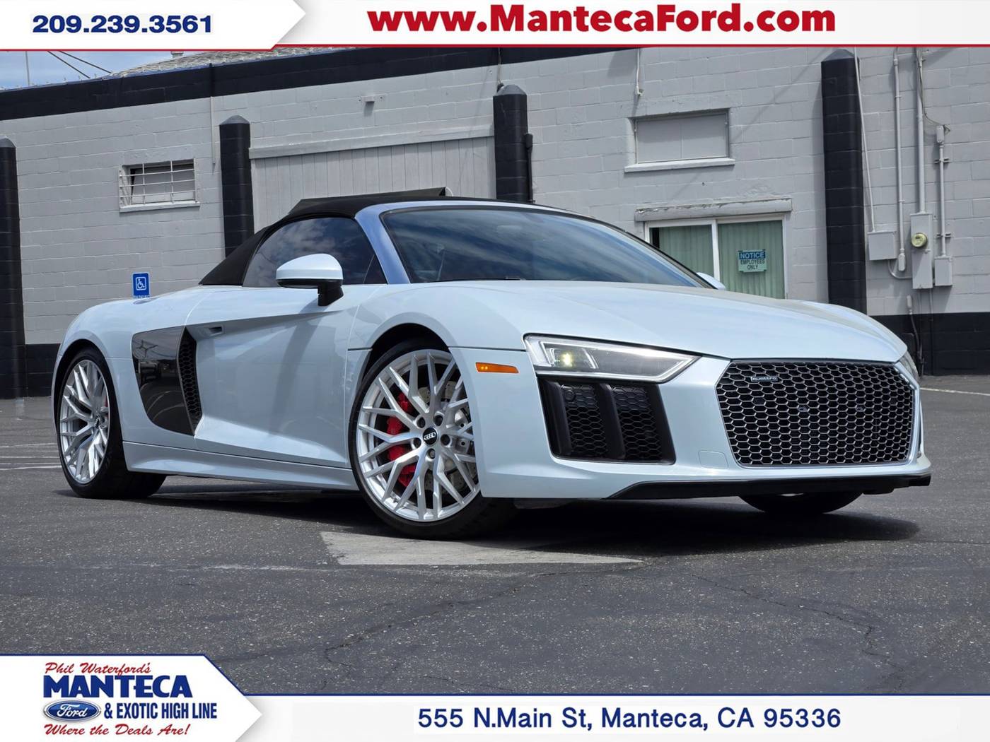 2017 Audi R8 V10 — Convertible — 31,111 mi — Manteca, CA