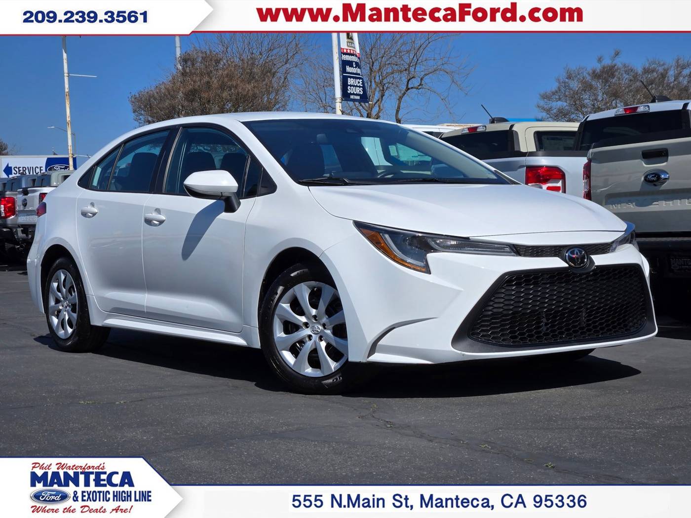 2022 Toyota Corolla LE — Sedan — 59,615 mi — Manteca, CA