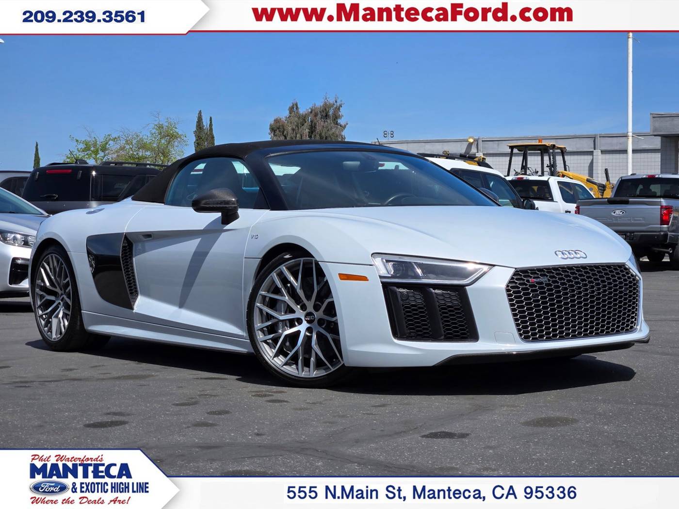 2018 Audi R8 V10 plus — Convertible — 18,500 mi — Manteca, CA