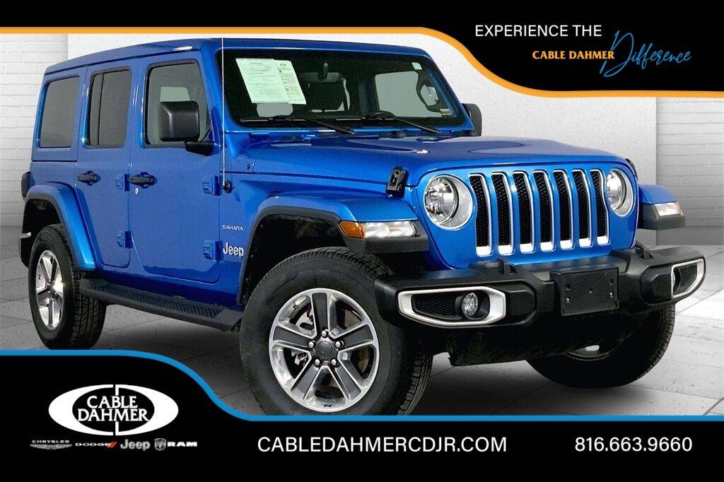 2021 Jeep Wrangler Sahara — SUV — 74,742 mi — Kansas City, MO