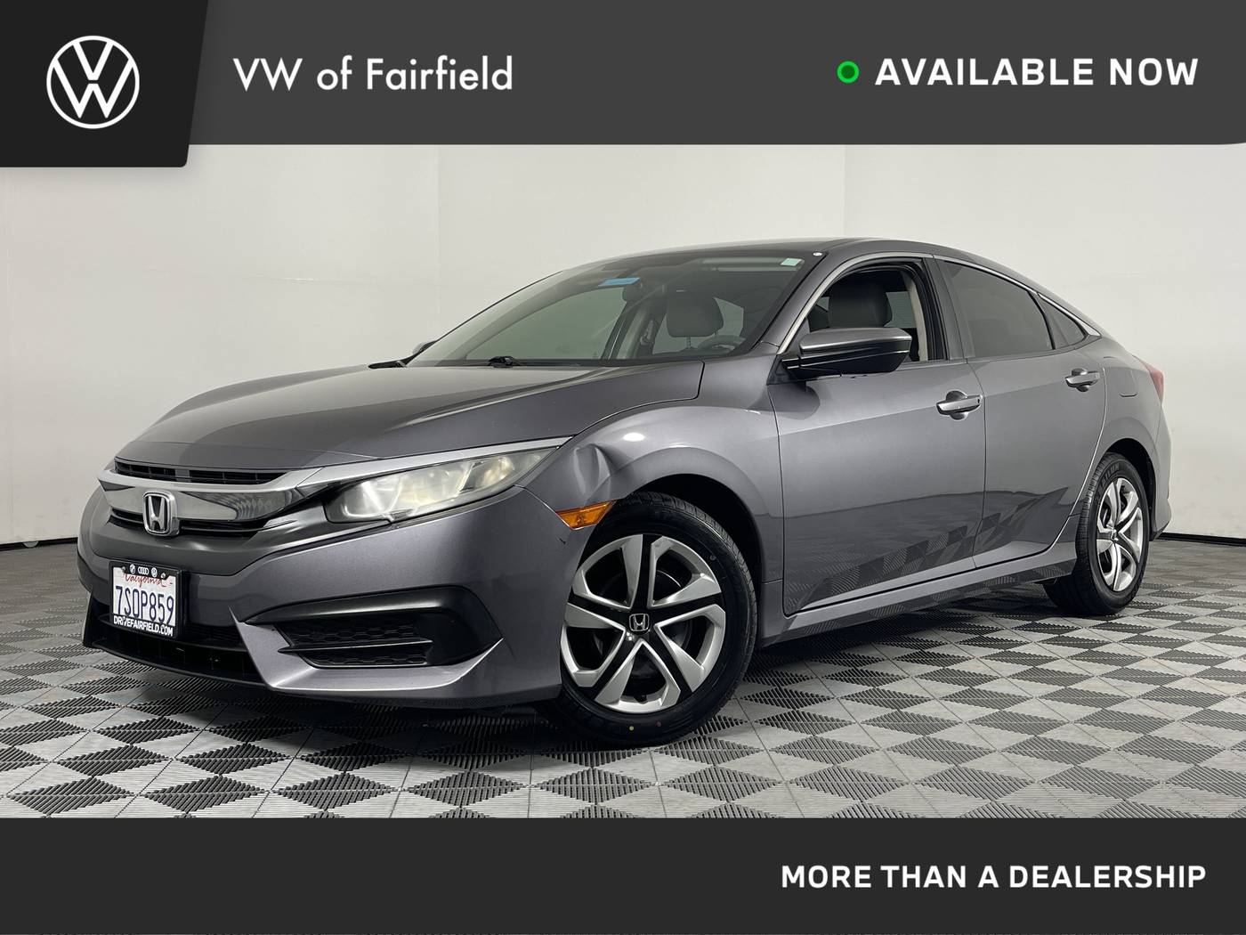 2016 Honda Civic LX — Sedan — 124,284 mi — Fairfield, CA