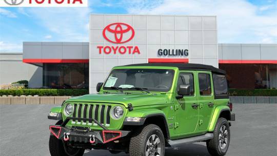 Used jeep wrangler shops sahara