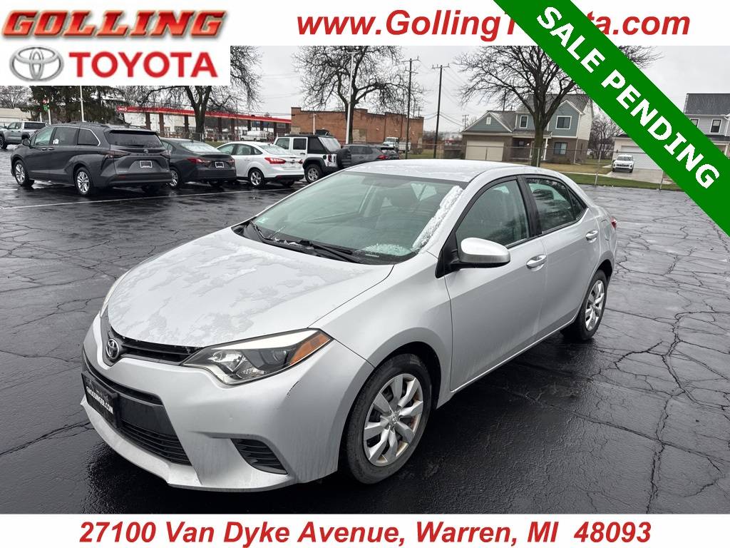 2015 Toyota Corolla LE — Sedan — 134,945 mi — Warren, MI