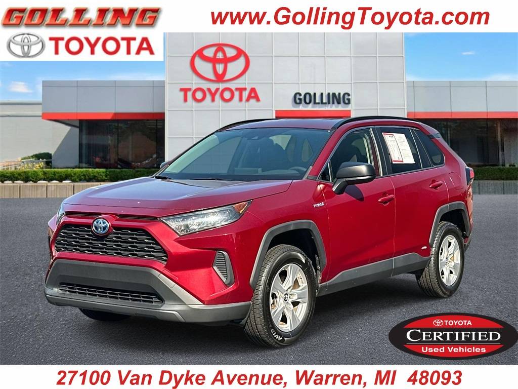 2019 Toyota RAV4 Hybrid LE — SUV — 87,691 mi — Warren, MI