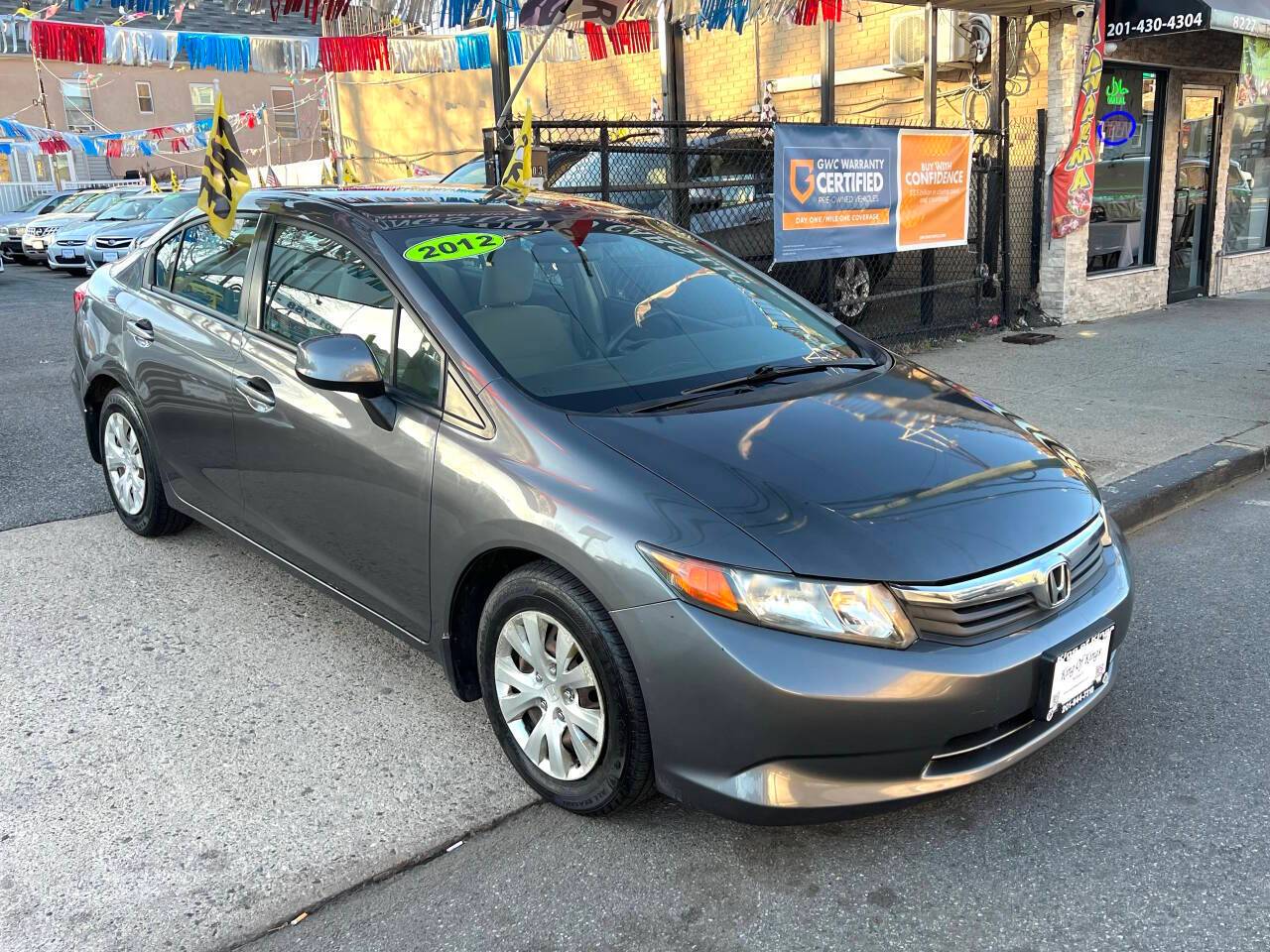 2012 Honda Civic LX — Sedan — 103,128 mi — North Bergen, NJ