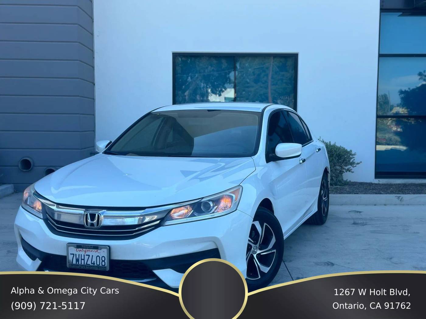 2017 Honda Accord LX — Sedan — 95,732 mi — Ontario, CA