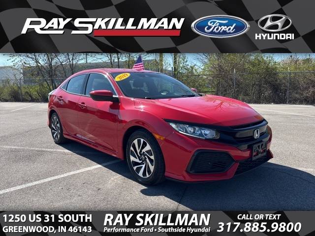2019 Honda Civic LX — Hatchback — 72,195 mi — Greenwood, IN