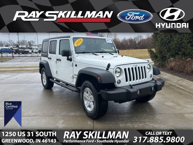 2018 Jeep Wrangler Sport S — SUV — 63,956 mi — Greenwood, IN