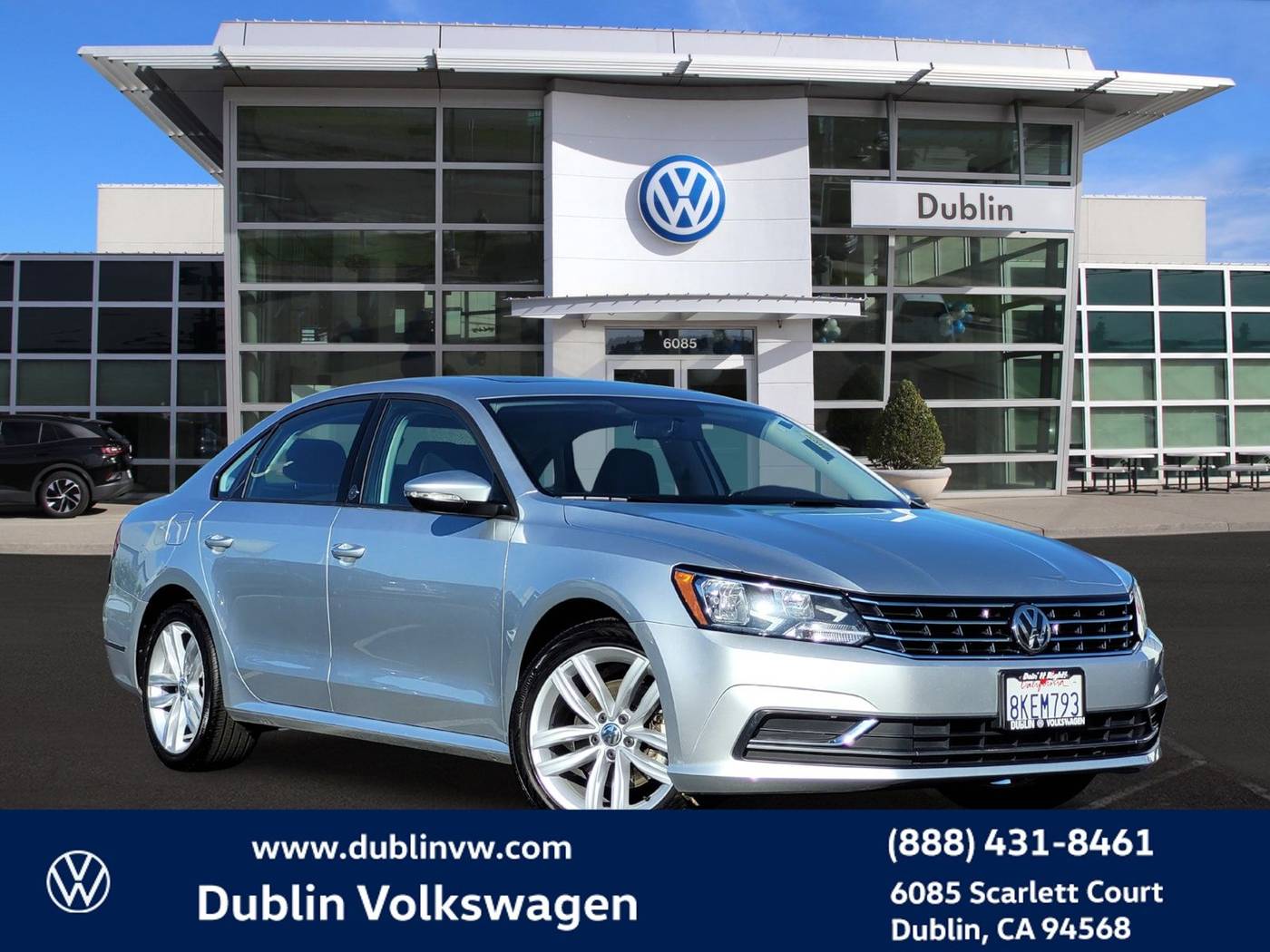 2019 Volkswagen Passat Wolfsburg Edition — Sedan — 61,753 mi — Dublin, CA