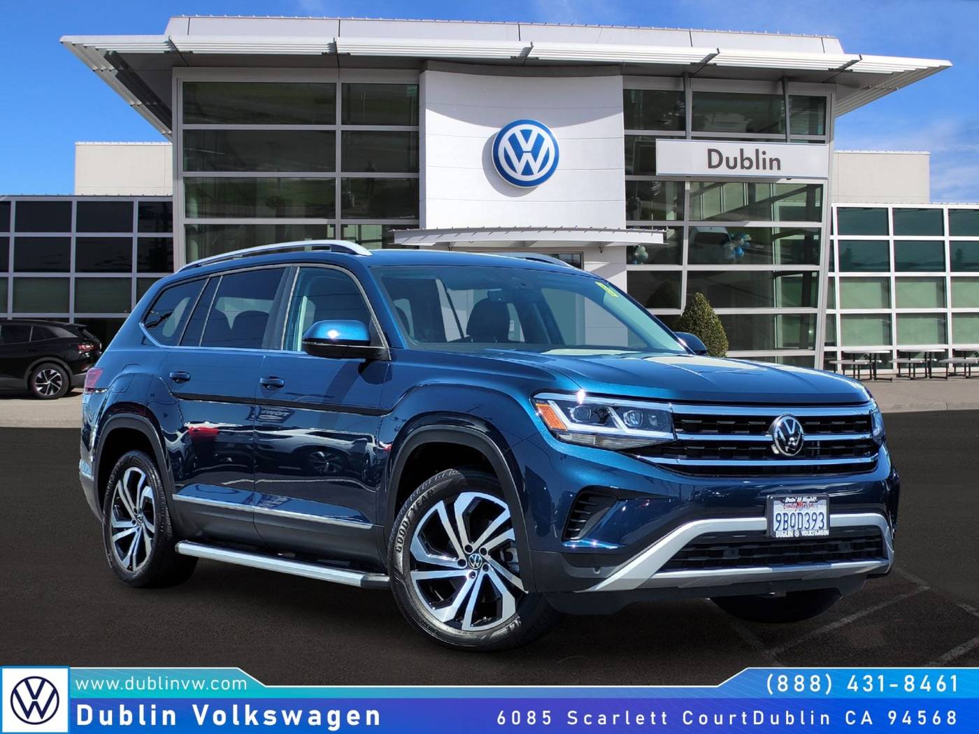 2022 Volkswagen Atlas SEL — SUV — 24,962 mi — Dublin, CA
