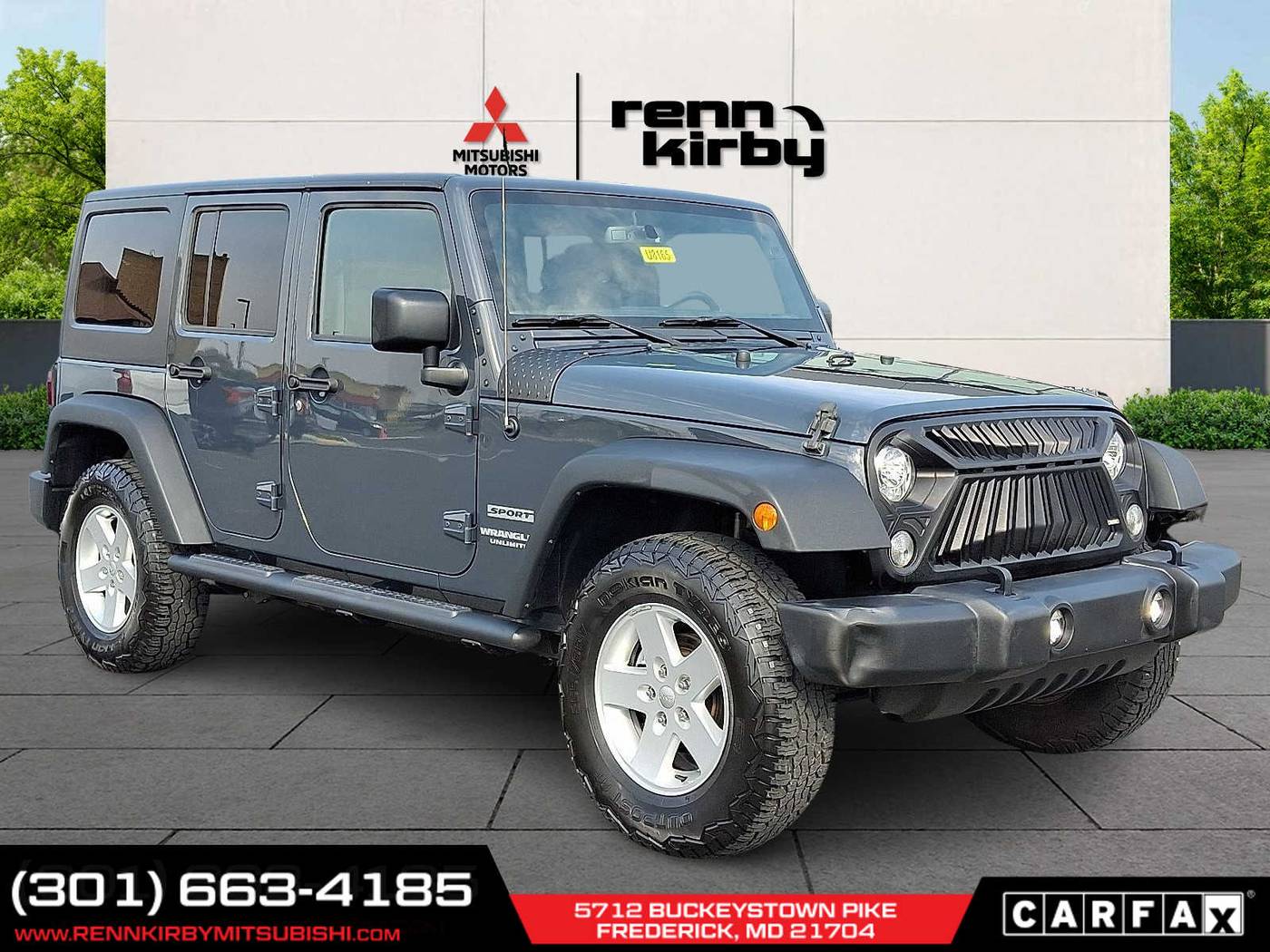 2017 Jeep Wrangler Sport — SUV — 87,762 mi — Frederick, MD