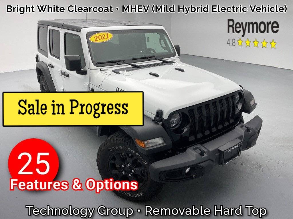 2021 Jeep Wrangler Willys — SUV — 41,203 mi — Central Square, NY