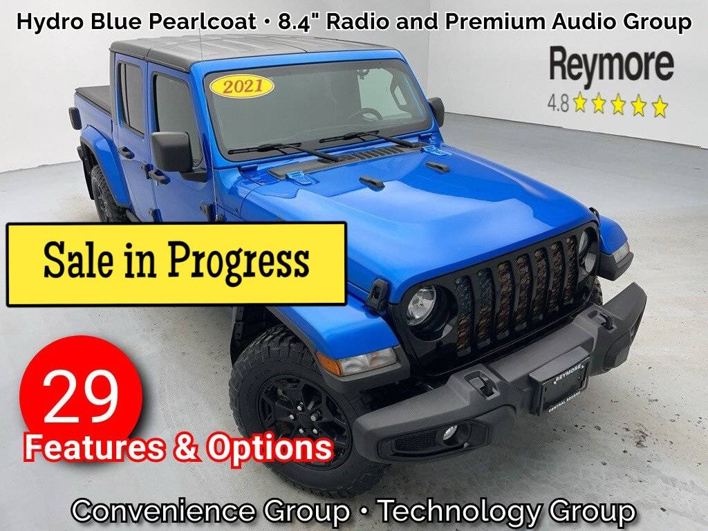 2021 Jeep Gladiator Willys — Pickup Truck — 9,745 mi — Central Square, NY