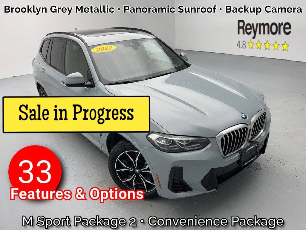 2022 BMW X3 30i — SUV — 41,455 mi — Central Square, NY