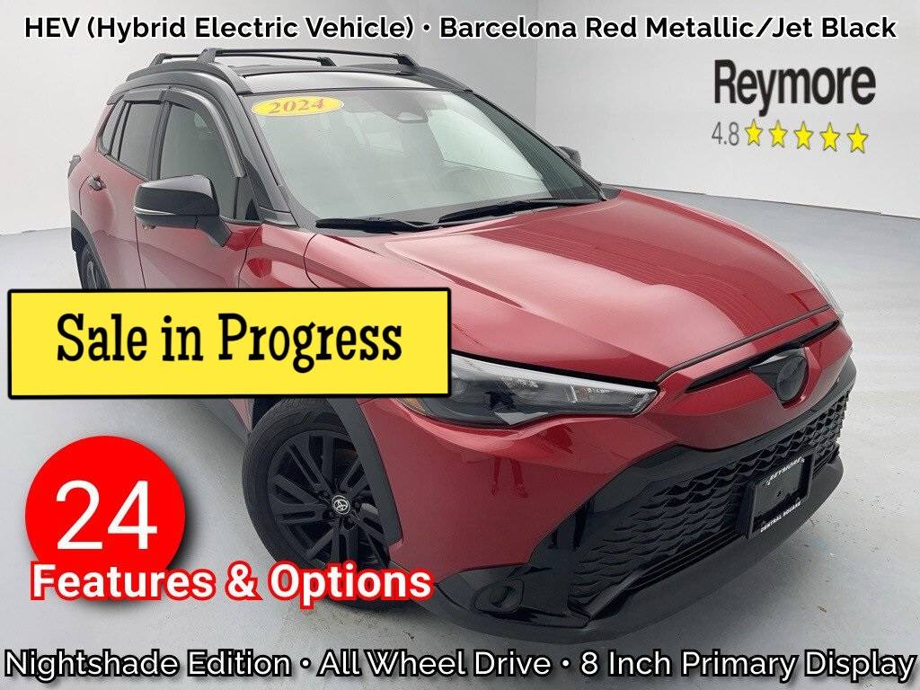 2024 Toyota Corolla Cross Hybrid Nightshade Edition — SUV — 15,578 mi — Central Square, NY
