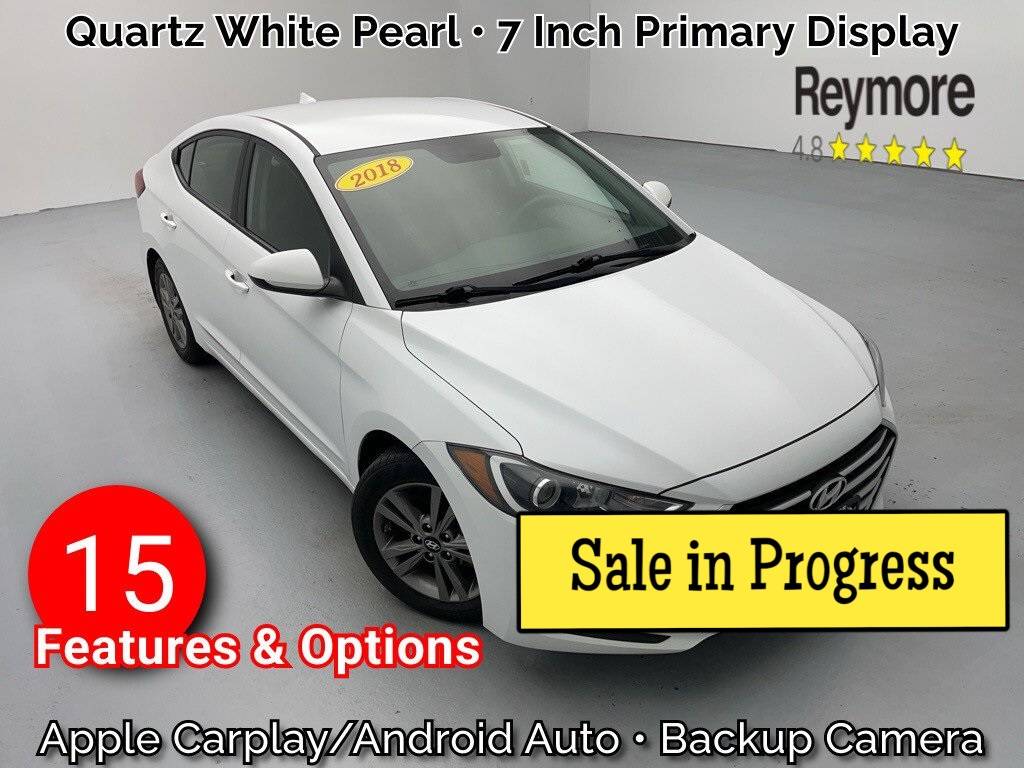 2018 Hyundai Elantra SEL — Sedan — 32,455 mi — Central Square, NY